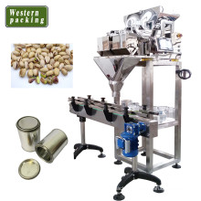 nuts granule filling machine in tin can